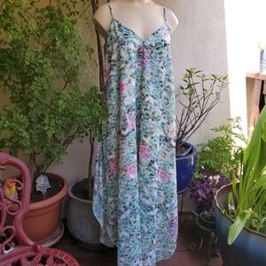 Lovers + Friends Multicolor floral high-low dress, Perfect for Vacation